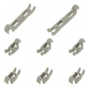 Kit ganchos cesta avavajillas 8pzs orig. BOSCH 00611472