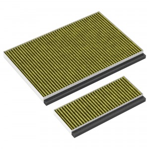 Kit 2pcs Hood odor filter BOSCH SIEMENS 11041790 - 11018700