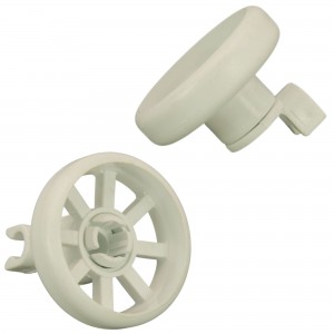 Kit 2pcs dishwasher basket wheels SIEMENS BOSCH 00066320 2
