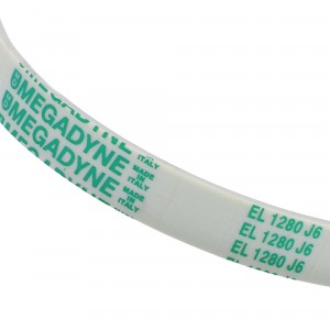 Correa lavadora POLY-V EL 1280 J6 ZANUSSI WHIRLPOOL 1240211217 2