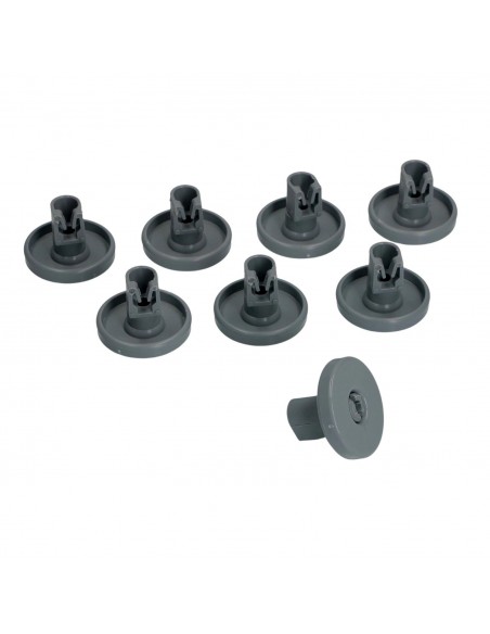 Kit 8pcs dishwasher basket wheels original ELX 50269971003