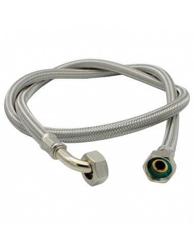 Stainless steel inlet hose 1.50 M diam.12x17 with gaskets UNIVER
