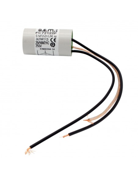 Dishwasher noise filter 0,1µF 250V UNIVERSAL