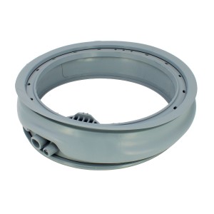 Washing machine door gasket EPDM with 2 pipes MIELE 6602933 7887931