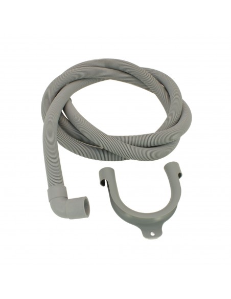 Washing machine drain hose with elbow 2,50m ø19-21mm UNIVERSAL