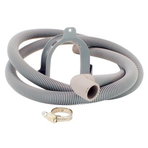 Set washing machine drain hose with clamp ZANUSSI 1240168011