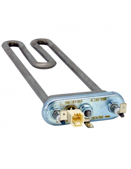 Resistencia lavadora 1900W 230V Ntc 1fusible BEKO 2863701300 2863700500 2863400500