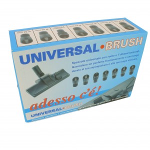 Kit brosse aspirateur avec roulettes et 7 raccords UNIVERSELE