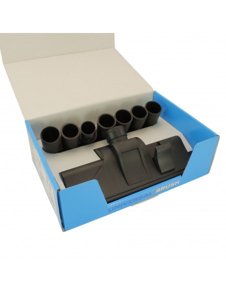 Kit cepillo suelo aspirador con ruedas y 7 racores UNIVERSAL