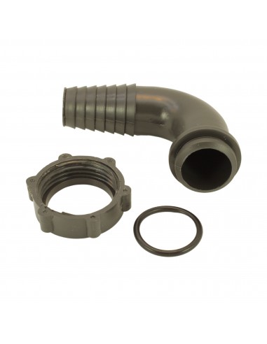 Portagomma curvo con ghiera scarico Lavatrice ø19-22X1F Portagomma curvo con ghiera scarico Lavatrice ø19-22X1F