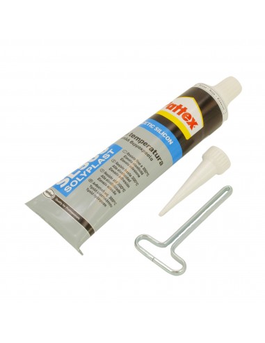 Silicone acetico Bostik SL509 70ml alte temperature 300° Silicone acetico Bostik SL509 70ml alte temperature 300°