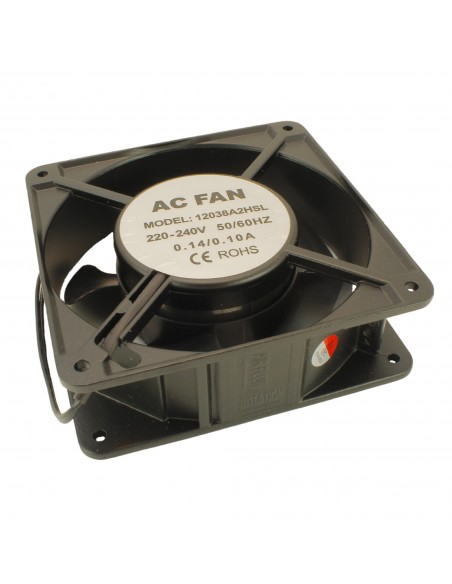 Computer fan 220-240V 50-60HZ 0.14-0.10A 120x120x38mm