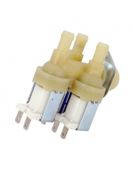 Elettrovalvola Lavatrice 3 vie 90° 230V Ø12mm con rid.  Miele 1678013