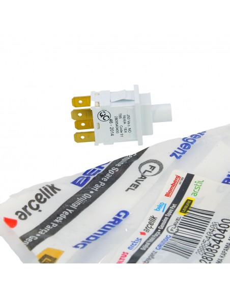 Interrupteur 4contacts lave-linge BEKO 2808540400 2808540600
