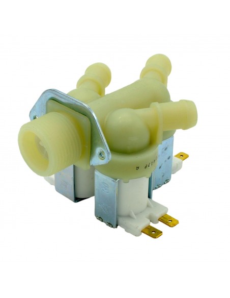 Dreifache Elektroventil Waschmaschine 180° 230V Ø14mm UNIVERSAL
