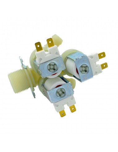 Electrovanne lave-linge 3voies 180° 230V Ø14mm UNIVERSEL