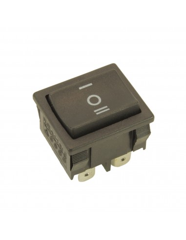 Interruptor bipolar 10A 250V 6 contactos 22x19mm