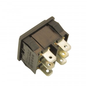 Interruptor bipolar 10A 250V 6 contactos 22x19mm 2