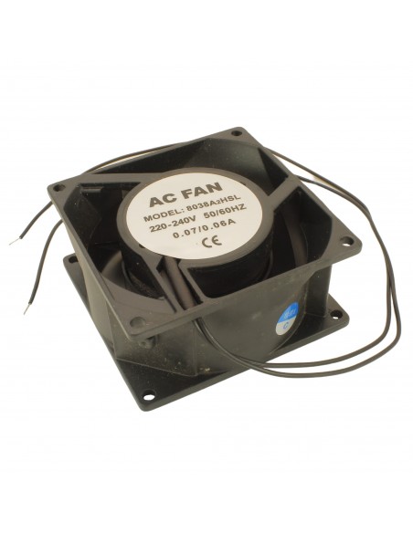 Computer fan 220-240V 50-60HZ 0.07-0.06A 80X80X38mm