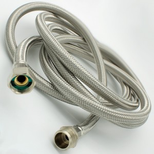 Prolunga Tubo carico Lavatrice inox 3,50mt Ø12x17 3/4M-3/4F conf