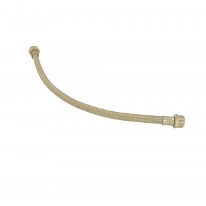 Rallonge tuyau charge inox lave-linge 0,50m Ø12x17 3/4M-3/4F