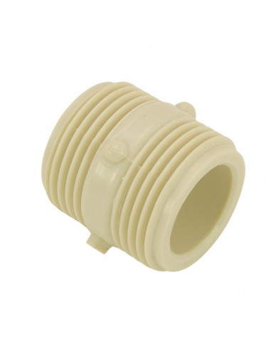 Raccord plastique tuyau charge lave-linge 3/4M-3/4M UNIVERS