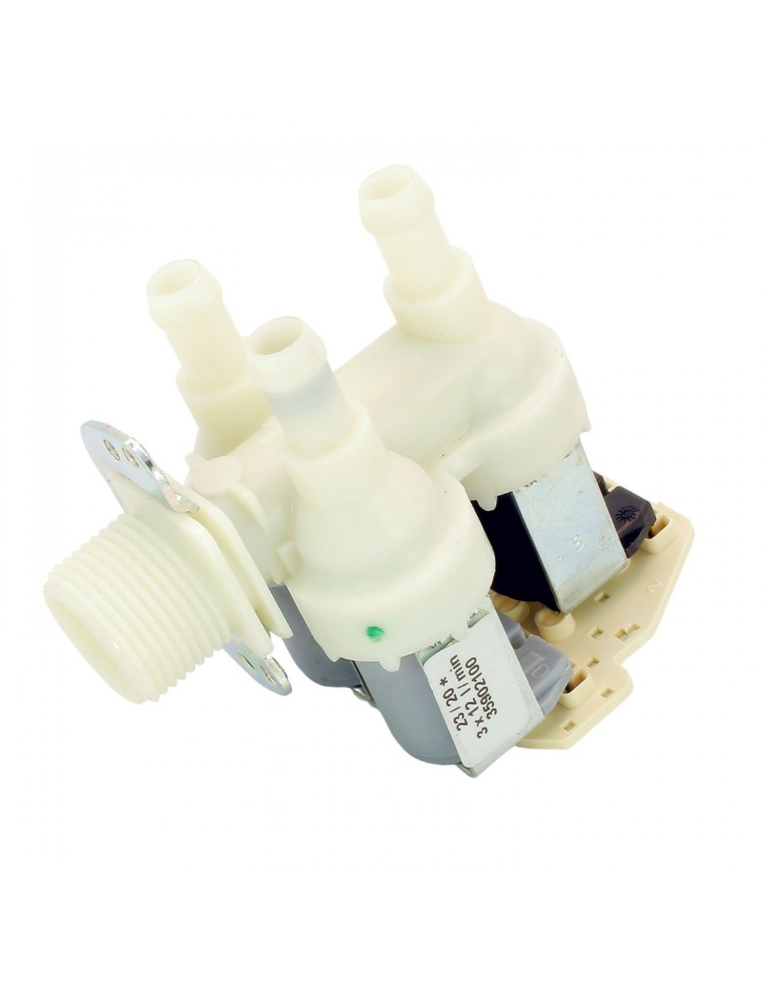 Washing machine triple solenoid valve 90° TYPE 359 exit diametre 11.50