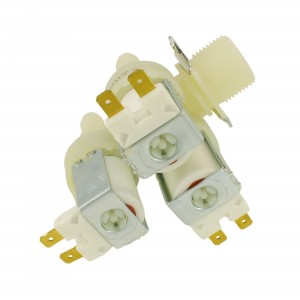 Electrovanne lave-linge 3voies 90° 230V Ø12mm UNIVERSEL 2