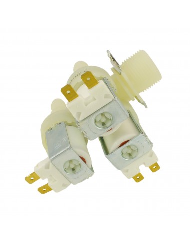 Dreifach Elektroventil Waschmaschine 90° 230V Ø12mm UNIVERSAL Dreifach Elektroventil Waschmaschine 90° 230V Ø12mm UNIVERSAL