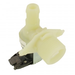 Einfache Elektroventil Waschm. 90° 230V Ø14mm WR 481227128375