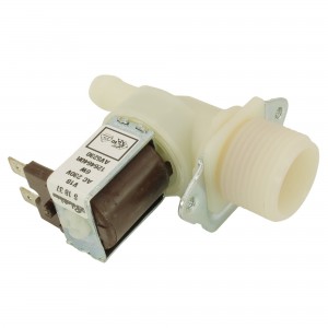 Electroválvula 1 vía lavadora INVENSYS 180° diámetro 12 mm