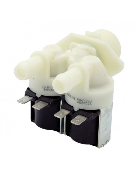 Elettrovalvola Lavatrice 2 vie 180° 230V Ø12mm Vestel 30023393