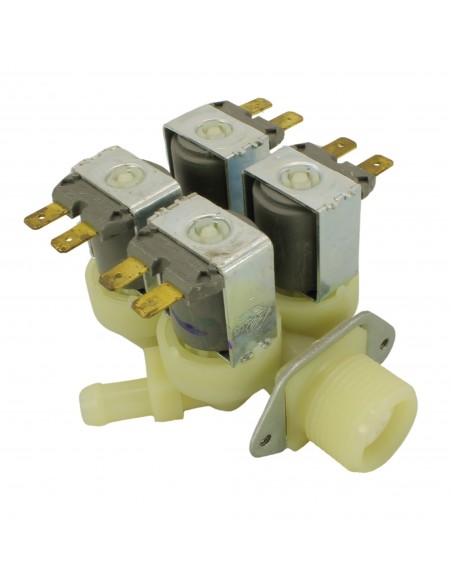 Electrovanne lave-linge 4voies 180° 230V Ø12mm BRANDT 55X8398