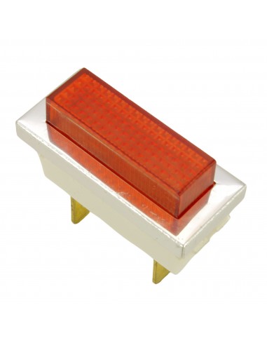 Segnalatore luminoso rosso Lavatrice 10x30mm 230V Universale