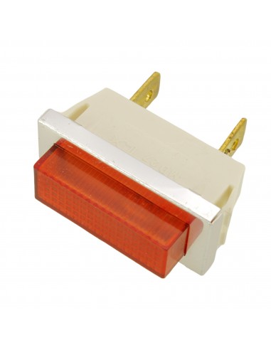 Washing machine red spy light 230V 10x30mm UNIVERSAL Washing machine red spy light 230V 10x30mm UNIVERSAL