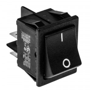 Interruttore bipolare 16A 250V 22x30mm Universale