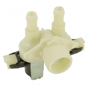 W. M. 2-ways solenoid valve 90° 230V Ø12mm orig. INDESIT C116159 C00116159