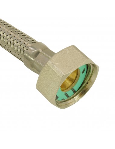 Tubo carico Frigorifero inox 2,50 m Ø9x13 3/4F-3/4F 90° aliment Tubo carico Frigorifero inox 2,50 m Ø9x13 3/4F-3/4F 90° aliment