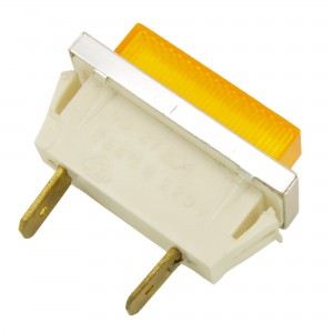 Avis lumineux jaune 10x30mm 230V UNIVERSEL 2