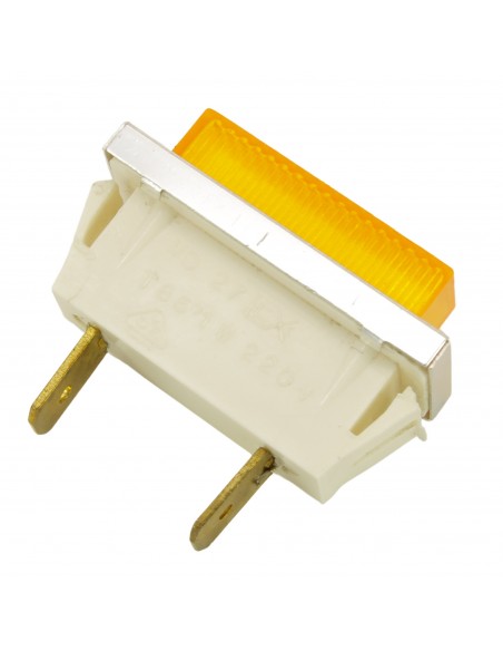 Washing machine yellow spy light 230V 10x30mm UNIVERSAL