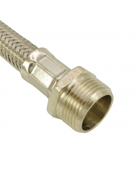 Extension for stainless steel inlet hose 3,00m Ø12x17 3/4M-3/4F
