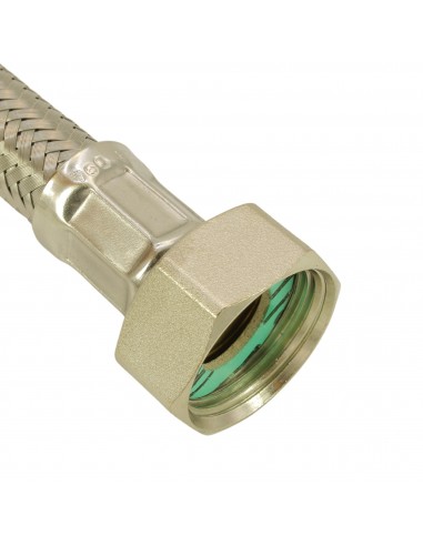 W.M. stainless steel inlet hose Ø12x17 a Y 3/4F - 3/4F-3/4F W.M. stainless steel inlet hose Ø12x17 a Y 3/4F - 3/4F-3/4F