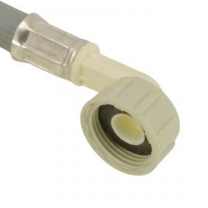 Tuyau charge lave-linge 1,50m 3/4F-3/4F 90° 20-60 Bar 25° 2