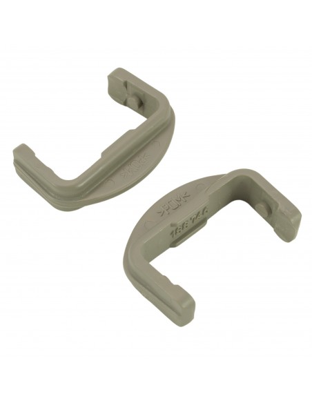 Kit 2pcs tope rail frontal cesta lavavajillas original BEKO 1887 1887460200 1887460100