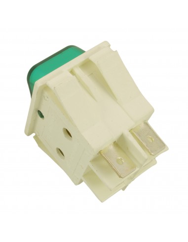 Bipolar swich 16A 250V 4 terminals  22x30mm green light UNIVERS Bipolar swich 16A 250V 4 terminals  22x30mm green light UNIVERS