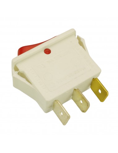 Unipolar swich 16A 250V 3 terminals red light UNIVERSAL