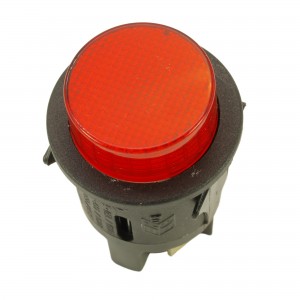 Pulsante 10A 250V 4 contatti luminoso rosso Universale