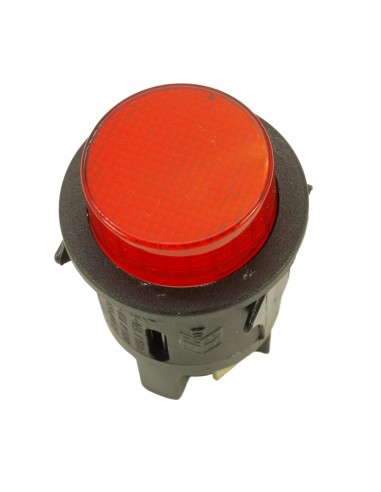 Bouton rouge 10A 250V 4contacts UNIVERSEL