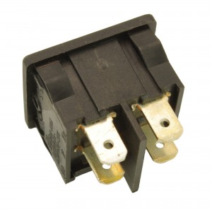 Interruptor bipolar verde 10A 250V 4 contactos 22x19mm UNIVERSAL 2