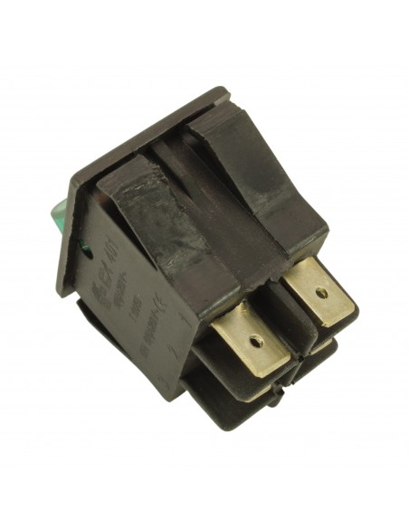 Interruptor bipolar verdea 16A 250V 4 contactos 22x30mm